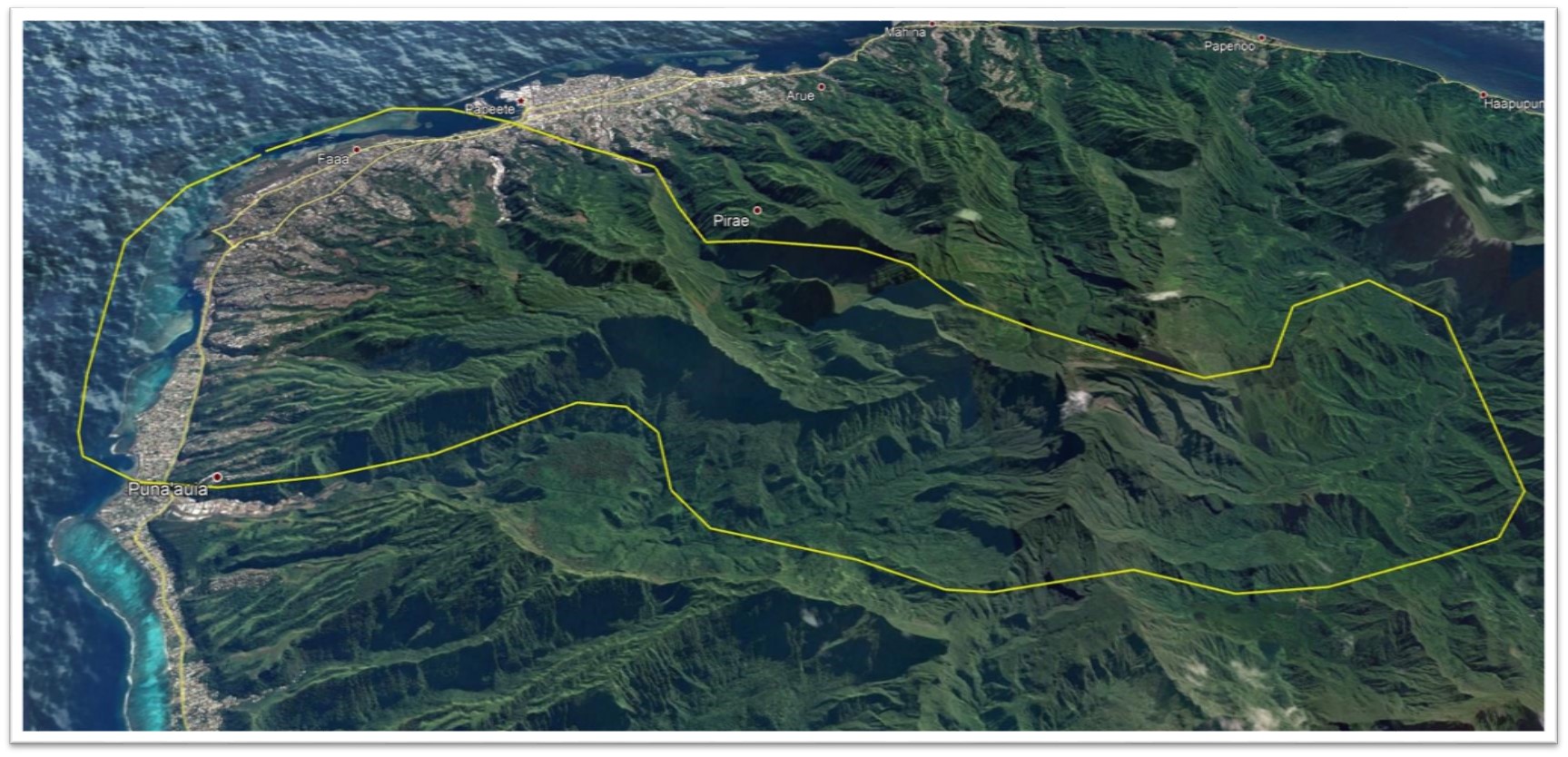 circuit Tahiti 20 minutes